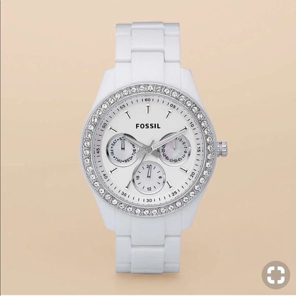 Fossil Jewelry - White Fossil watch